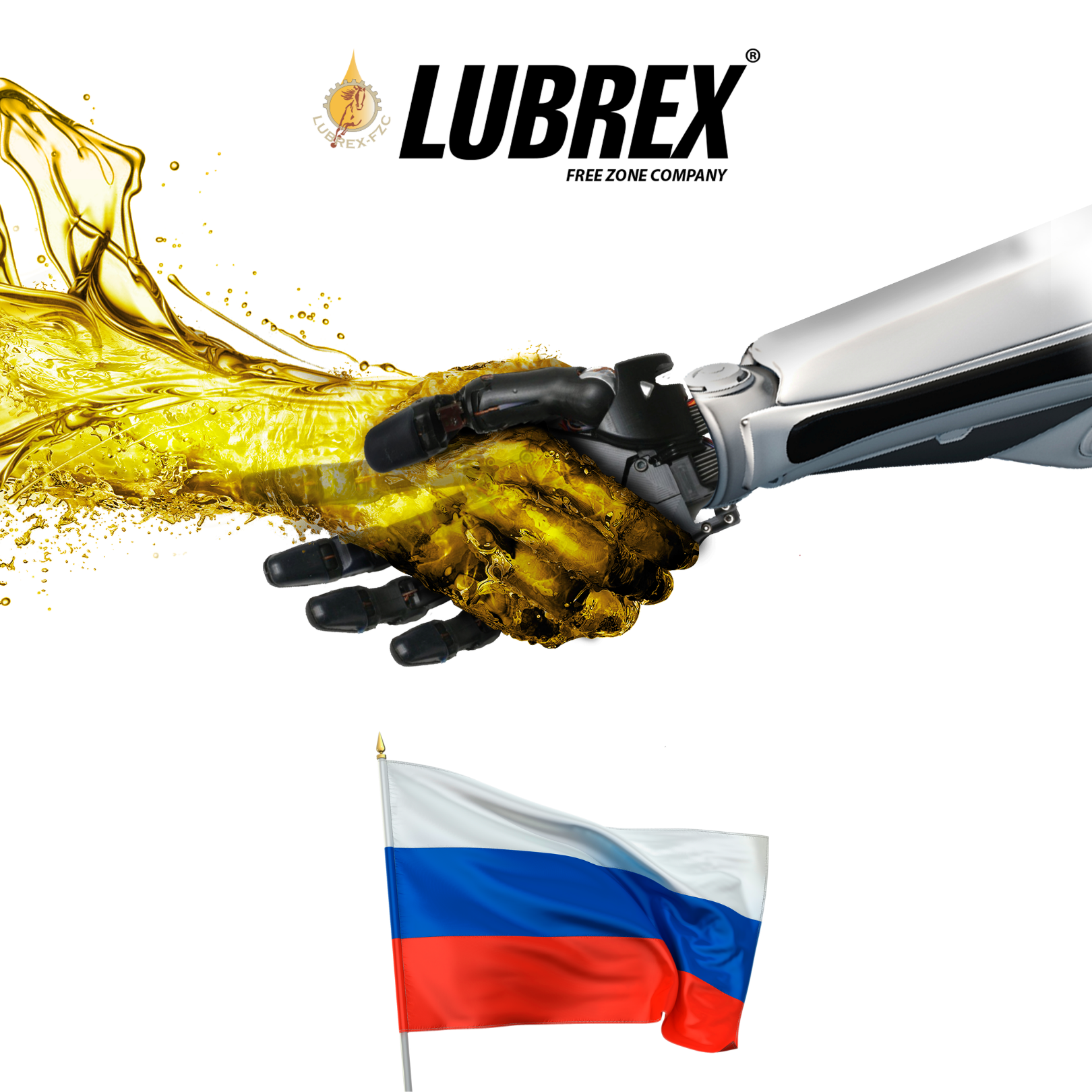 Смазочные материалы Lubrex теперь в России.